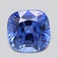 7.7x7.6mm  Blue  Cushion   Sapphire
