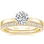 18K Yellow Gold Maeve Diamond Ring with Luxe Ballad Diamond Ring (1/4 ct. tw.)