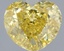 2.52 Ct. Fancy Vivid Yellow Heart Lab Grown Diamond