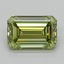 2.01 Ct. Fancy Vivid  Green Emerald Lab Grown Diamond