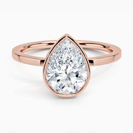 14K Rose Gold Noemi Bezel Ring