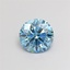 1.72 Ct. Fancy Vivid Blue Round Lab Grown Diamond