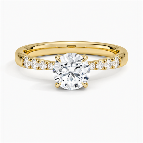 Bella Hidden Halo Diamond Ring