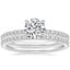 Platinum Luxe Ballad Perfect Fit Diamond Bridal Set
