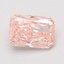 1.07 Ct. Fancy Vivid Pink Radiant Lab Grown Diamond