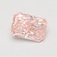 0.59 Ct. Fancy Vivid Pink Radiant Lab Grown Diamond