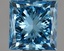 2.01 Ct. Fancy Vivid Blue Princess Lab Grown Diamond