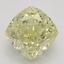 2.02 Ct. Fancy Yellow Cushion Diamond