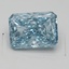 5.06 Ct. Fancy Vivid Blue Radiant Lab Grown Diamond
