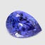 8.4x5.9mm  Bi-Color  Pear   Tanzanite