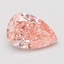 1.01 Ct. Fancy Vivid Pink Pear Lab Grown Diamond