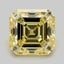 4.01 Ct. Fancy Intense Yellow Asscher Lab Grown Diamond