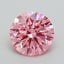 1.03 Ct. Fancy Vivid Pink Round Lab Grown Diamond