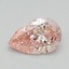 1.00 Ct. Fancy Intense Pink Pear Lab Grown Diamond