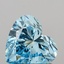 1.00 Ct. Fancy Vivid  Blue Heart Lab Grown Diamond
