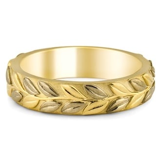 Custom Eternity Leaf Band