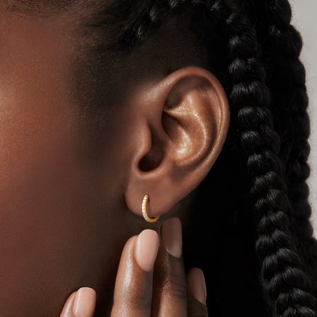 Huggie Perfect Hoop Lab Diamond Earrings