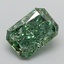 2.15 Ct. Fancy Vivid Green Radiant Lab Grown Diamond