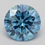 1.54 Ct. Fancy Vivid  Blue Round Lab Grown Diamond