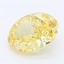 2.30 Ct. Fancy Vivid Yellow Oval Lab Grown Diamond