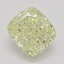 1.11 Ct. Fancy Light Yellow Cushion Diamond