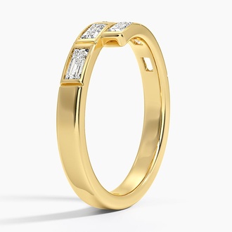 Brooklyn Baguette Lab Diamond Bypass Ring