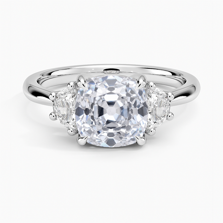 Half Moon Three Stone Diamond Ring (1/4 ct. tw.)
