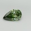 1.54 Ct. Fancy Vivid Green Pear Lab Grown Diamond