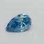 1.01 Ct. Fancy Vivid Blue Pear Lab Grown Diamond
