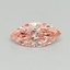 0.35 Ct. Fancy Vivid Pink Marquise Lab Grown Diamond