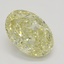 1.29 Ct. Fancy Light Yellow Oval Diamond