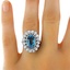 The Anita Ring, smalltop view on a hand