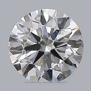Round diamond — real photo