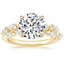 18K Yellow Gold Amaranta Diamond Ring (1/2 ct. tw.), smalltop view