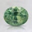 7.8x6.2mm Unheated Green Oval Montana Sapphire