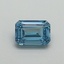 1.04 Ct. Fancy Vivid Blue Emerald Lab Grown Diamond