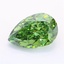 1.66 Ct. Fancy Vivid Green Pear Lab Grown Diamond