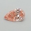 0.35 Ct. Fancy Vivid Pink Pear Lab Grown Diamond