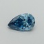 1.03 Ct. Fancy Vivid Blue Pear Lab Grown Diamond