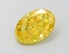 1.35 Ct. Fancy Vivid  Yellow Oval Lab Grown Diamond