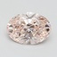 6.52 Ct. Fancy Intense Pink Oval Lab Grown Diamond