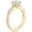 18K Yellow Gold Petite Luxe Twisted Vine Diamond Ring (1/4 ct. tw.), smallside view