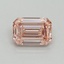 1.09 Ct. Fancy Intense Pink Emerald Lab Grown Diamond