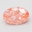 5.05 Ct. Fancy Vivid Pink Oval Lab Grown Diamond