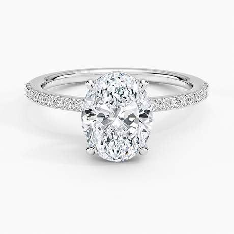Platinum Perfect Fit Half-Coverage Diamond Ring