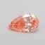 0.50 Ct. Fancy Vivid Pink Pear Lab Grown Diamond
