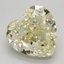 3.03 Ct. Fancy Yellow Heart Lab Grown Diamond