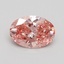 1.34 Ct. Fancy Intense Pink Oval Lab Grown Diamond