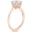 14K Rose Gold Regalia Diamond Ring, smallside view