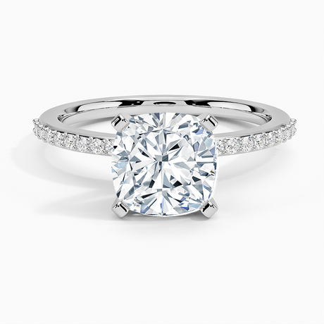 Delicate Shared Prong Diamond Ring - Brilliant Earth